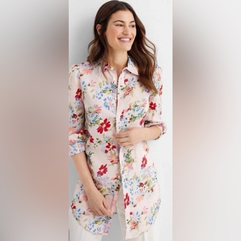 Polo Ralph Lauren Floral Button-Down Tunic